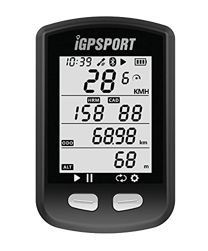 Ordenador de bicicleta GPS iGPSPORT iGS10 inalámbrico ANT+ compatible con sensor de velocidad de cadencia (no incluye sensor)