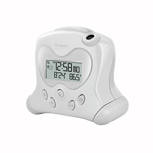 Oregon Scientific RM313PNF-W - Reloj Despertador con Proyector, Blanco