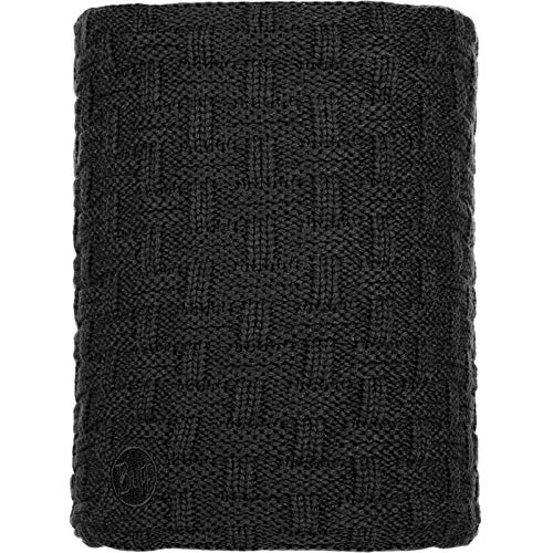 Original Buff Knitted & Polar Neckwarmer Airon, Braga De Cuello Para Adulto, Negro (Airon Black/Black), Adulto/Talla Unica