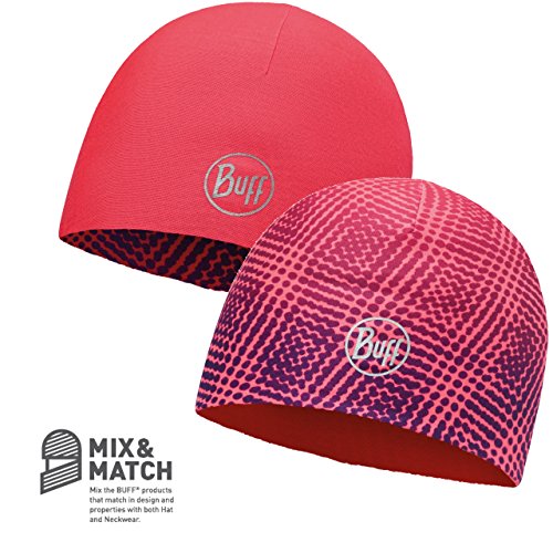 Original Buff Microfibra Reversible Gorro Buff® r-xtrem Rosa Fluorescente - Rosa FL - Microfibra Gorro Buff para Unisex, Color Multicolor, Adulto