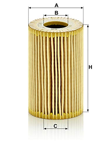 Original MANN-FILTER Filtro de aceite HU 7008 Z – Set de filtro de aceite juego de juntas – Para automóviles