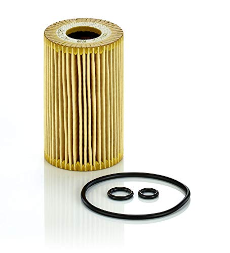 Original MANN-FILTER Filtro de aceite HU 7008 Z – Set de filtro de aceite juego de juntas – Para automóviles