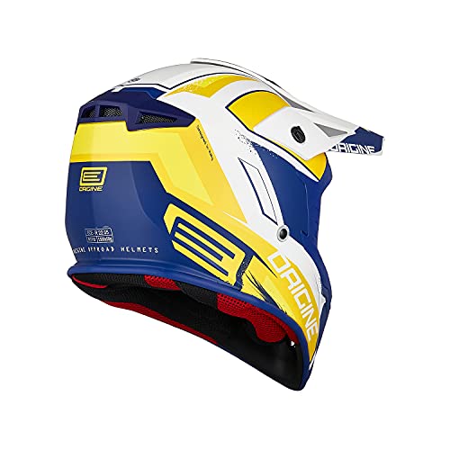 Origine Casco de Motocross, Casco Integral para Motocicleta Todoterreno, Aprobado por ECE 22-05, para Protecciones de Casco para Descenso MTB Quad Enduro ATV