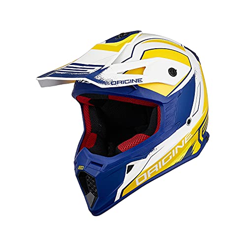 Origine Casco de Motocross, Casco Integral para Motocicleta Todoterreno, Aprobado por ECE 22-05, para Protecciones de Casco para Descenso MTB Quad Enduro ATV