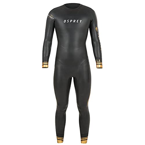 Osprey WST0066 Trident Traje de Neopreno para triatlón de Verano, 3 mm, para Hombre, XL, Negro