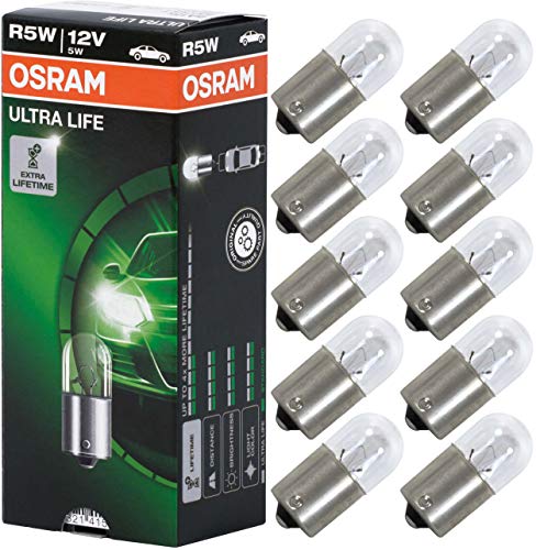 OSRAM 5007ULT Ultra Life R5W Bombilla para Luz de Posición, 12V