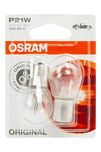 Osram 7506-02B Lámpara BA15s 12V 21W P21W, blanco