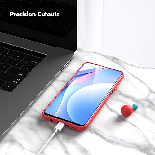 Oududianzi [9 Colores Funda para Xiaomi Mi 10T Lite 5G,Case de Silicona Suave de TPU Funda Protector de Goma Fexible Delgado Liviano y a Prueba de Golpes Antirrayas