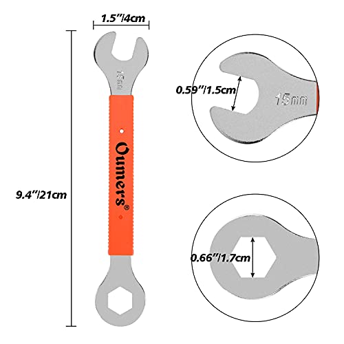 Oumers Kit de Herramientas de Bicicleta, Bike Crank Tool