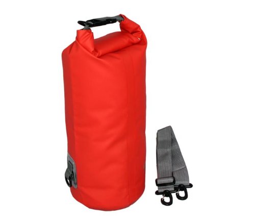 OverBoard - Bolsa de Playa Impermeable Capacidad 12 l Color Rojo