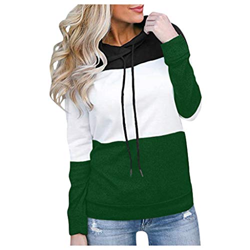 Overdose Tallas Grandes De Las Mujeres De Manga Larga 2018 Nuevo OtoñO Bestsell Popular Chic Blusa Moda Blusa Top Camisetas Top (L, O-Blanco)