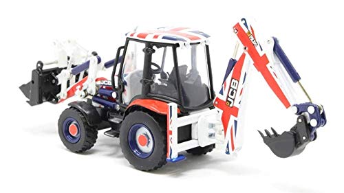 Oxford JCB 3CX Eco Backhoe Loader - Union Jack