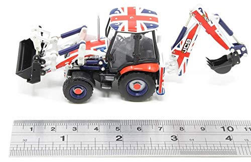 Oxford JCB 3CX Eco Backhoe Loader - Union Jack