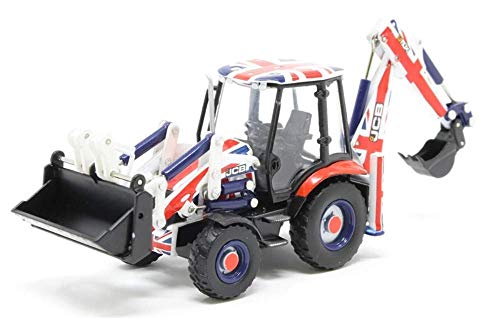 Oxford JCB 3CX Eco Backhoe Loader - Union Jack