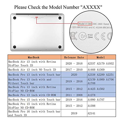 OZADE Compatible con MacBook Pro de 13 pulgadas 2016-2020 Release M1 A2338 A2289 A2251 A2159 A1989 A1706 A1708, funda rígida y funda para ordenador portátil,One Line One World