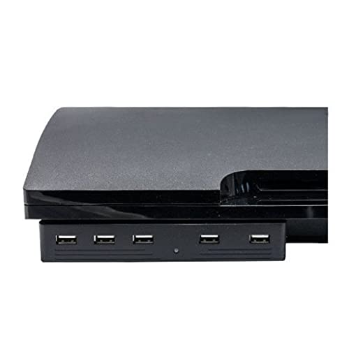 P Prettyia Hub USB 2.0 para Playstation PS3 Y PS3 Slim Cable Splitter Extension