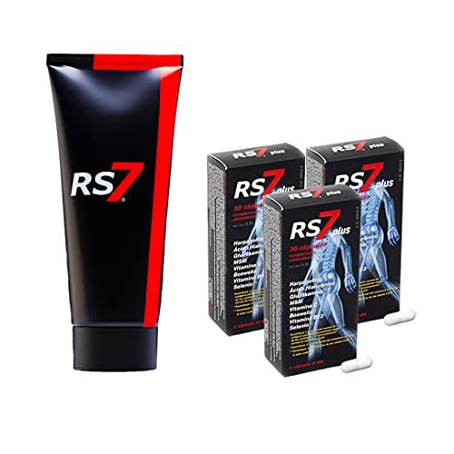 Pack 3x RS7 Plus 30 Cápsulas + 1x Crema RS7 Fisio Forte