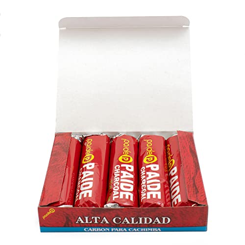 [Pack] Discos de carbón para Quemador, Incienso, incensario, ahumar, Shisha, Hookah, narguile, cachimba. Duraderos. para Uso doméstico. 3.3 centímetros de diámetro. (50)