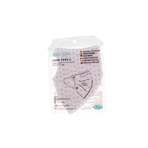 PAIDE P Mascarilla FFP2 Desechable, Talla Pequeña , 5 Capas, Homologadas CE Certificadas, Transpirables .Packs 20 Unidades. Colores y Dibujos. (C17)