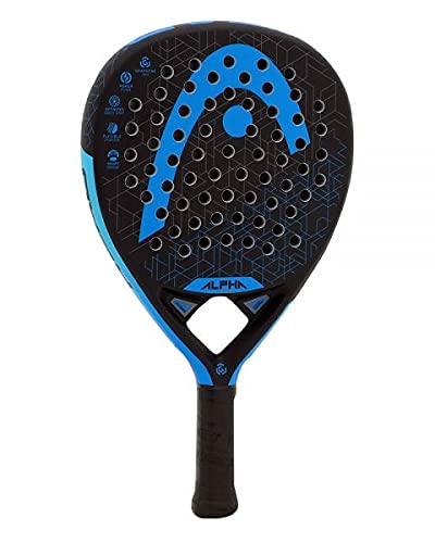 Pala de Padel Head Graphene 360 Alpha Azul + Bandolera Siux / Mejores Palas y Raquetas de pádel para Hombre Mujer y niño / Pala de Padel para Juego polivalente de Control y Potencia