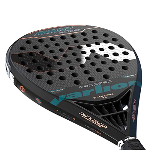 Pala de pádel Varlion Avant Carbon Difusor Black 2.0, Peso 350-360 gr