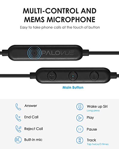 PALOVUE Auriculares Tipo C Auricular In-Ear USB C con Micrófono y Control de Volumen para Google Pixel Samsung Huawei Sony MacBook SoundFlow Negro