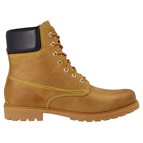 Panama Jack Panama 03 C1 - Náuticos de cuero hombre, color amarillo, talla 40