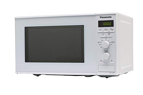 Panasonic NN-J151 - Microondas con Grill (1000 W, 20 L, 4 niveles, Grill Cuarzo 1100 W, Plato Giratorio 255 mm, 9 modos) Blanco