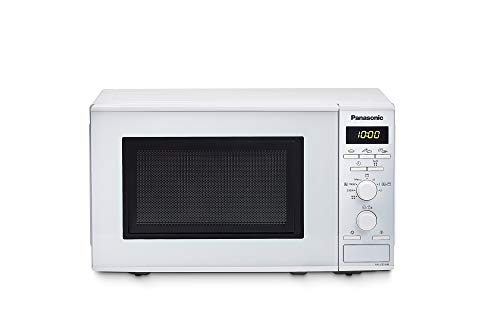 Panasonic NN-J151 - Microondas con Grill (1000 W, 20 L, 4 niveles, Grill Cuarzo 1100 W, Plato Giratorio 255 mm, 9 modos) Blanco