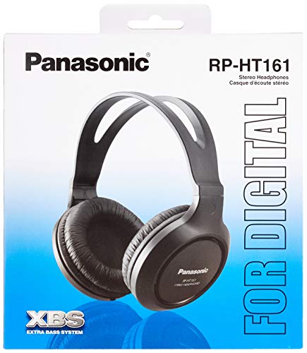 Panasonic RP-HT161E-K - Auriculares de diadema cerrados, negro (Versión Importada)