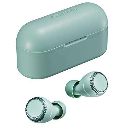 Panasonic RZ-S300WE-G - Auriculares True Wireless inalámbricos con Sensor táctil (Bluetooth, Estuche de Carga, batería de Larga duración y Antena Compatible con asistentes de Voz) Verde