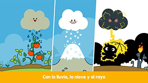 Pango Kumo - juego del tiempo para niños de 3 a 6 años aprendan el ciclo del agua