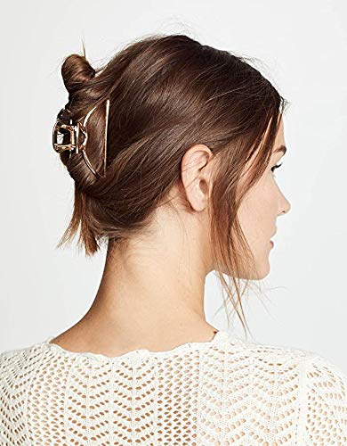 Paquete de 4 pinzas para el cabello Pinzas metálicas antideslizantes Accesorios para el cabello de moda para mujeres niñas