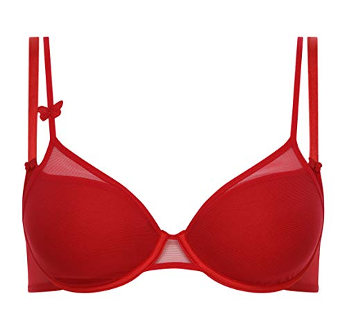 Passionata Miss Joy - Spacer dekoriert, Camiseta Mujer, Rot (Mohnrot YU), 85E (Talla fabricante: 70E)