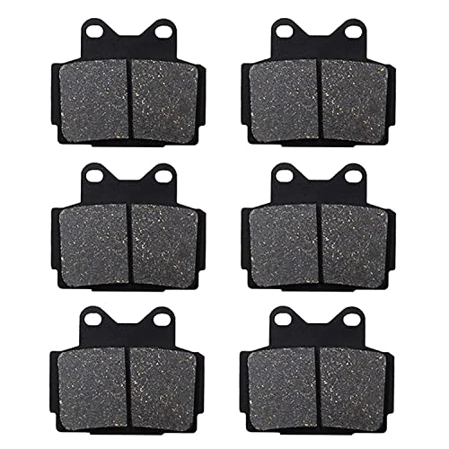 Pastillas Freno Disco para Yamaha RZ250 R 1AR 1XG RZ 250 RR 5IL RD350 RD 350 1985-1995 Pastillas de Freno Delanteras y traseras de la Motocicleta Kit Motocicleta Pastillas de Freno (Color : 3 Pairs)