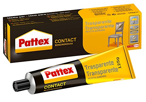 Pattex Cola de contacto, para trabajos de bricolaje, color transparente, 125gr