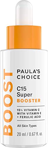 Paula's Choice C15 Booster Serum - Suero Facial con 15% Vitamina C - Antiarrugas y Despigmentante las Manchas - con Acido Ferulico & Vitamina E - Todos Tipos de Piel - 20 ml