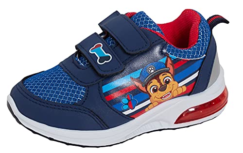 Paw Patrol Zapatillas deportivas con luces para niños Chase Marshall intermitentes, Navy, 24 EU