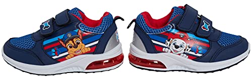 Paw Patrol Zapatillas deportivas con luces para niños Chase Marshall intermitentes, Navy, 24 EU