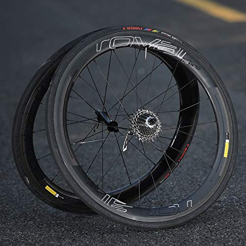 Pegatinas de Wheelset para Bicicleta de carretera 700C Bicicleta Roval Carbon Clincher Decal Traje para 50 mm Profundidad Dos Ruedas Calcomanías Decal Accesorio Pegatinas