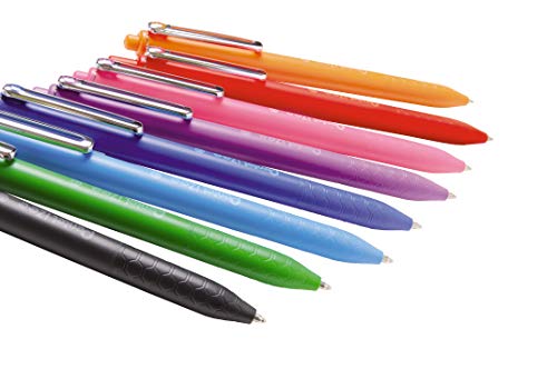 Pentel BX467 iZee bolígrafo corredizo 0,7 mm pack 8 colores variados