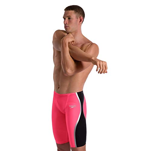 pentland brands plc Speedo Fastskin LZR Pure Intentent - Jammer de cintura alta, color rojo, Hombre, Pheonix Rojo, 28