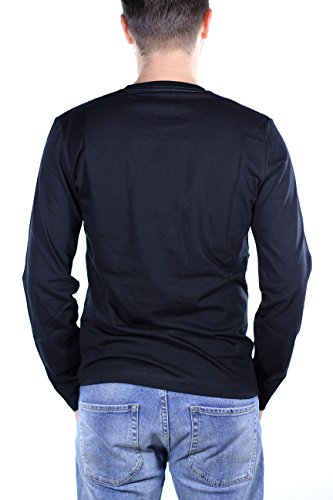 Pepe Jeans Eggo Long Camiseta de Manga Larga, Negro (Black 999), L para Hombre