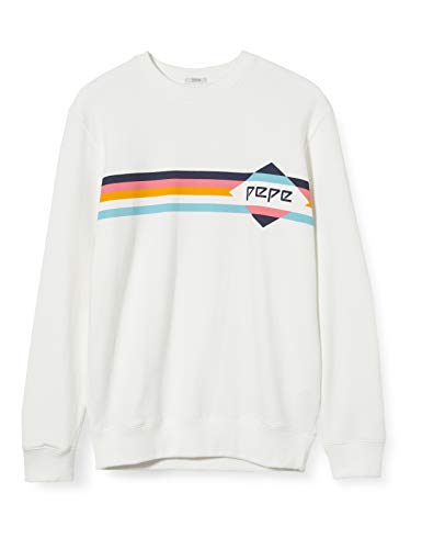 Pepe Jeans GUSTAPH Sudadera, Marfil (Off White 803), Small para Hombre
