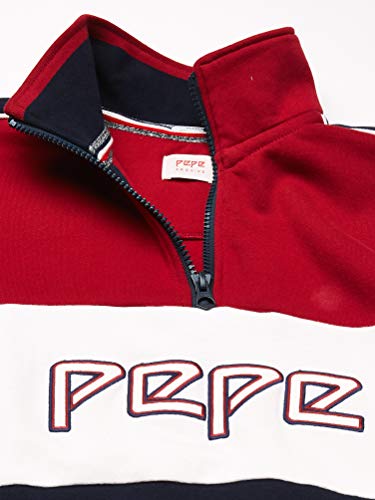 Pepe Jeans Sudadera Loganne Granate para Hombre M Rojo