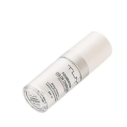 Persdico para TLM Impecable Que Cambia de Color cálido Tono de Piel Base de Maquillaje Base de Maquillaje líquido hidratante para Rostro Desnudo Corrector para Mujeres