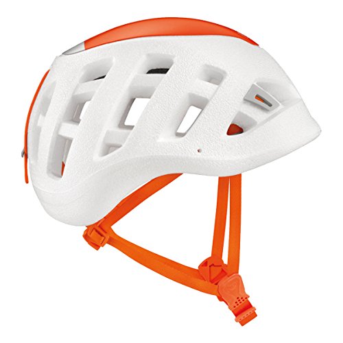 PETZL Sirocco Protección para la Cabeza, Unisex-Adultos, Blanco y Naranja, Talla Media/Grande