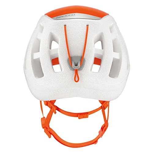 PETZL Sirocco Protección para la Cabeza, Unisex-Adultos, Blanco y Naranja, Talla Media/Grande