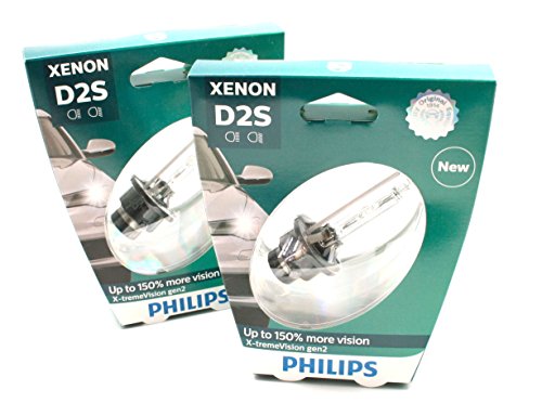 PHILIPS Xenon X-TremeVision Gen2 +150% D2S HID Xenon Bulbs Set Of Two 85122XV2S1