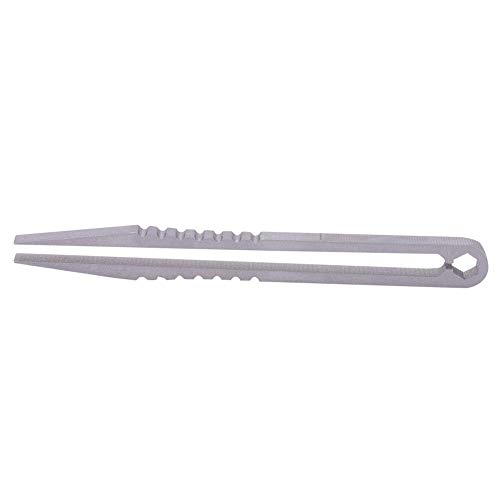 Pinzas Aleación de titanio,Pinzas EDC Mini Portátil Tweezers Herramientas Kit de Supervivencia EDC Multifuncional reemplazo para Viaje Al Aire Libre Camping Senderismo Emergencia